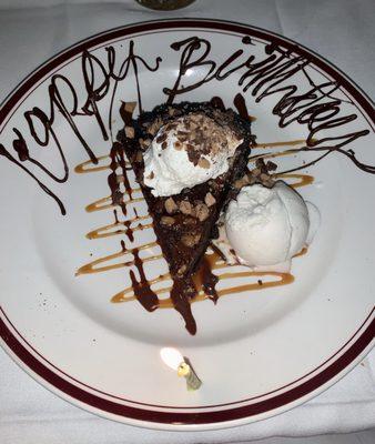 Chocolate Chocolate Toffee Crunch Pie