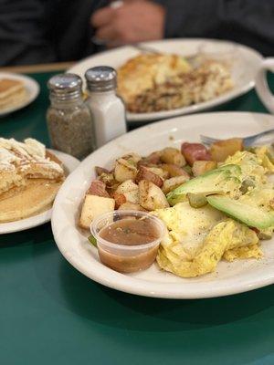 Camarill Omelet and Seafood Omelet