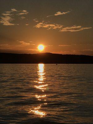 Sunset on the West Bay