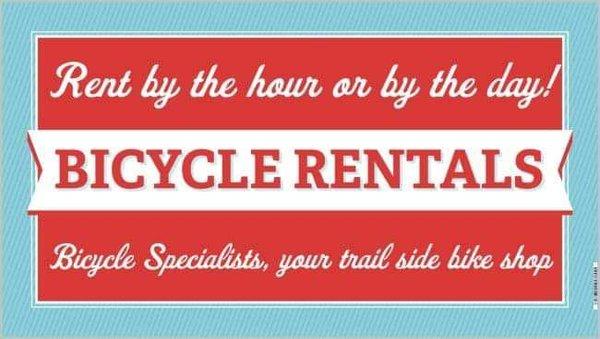 Check out our bike rentals