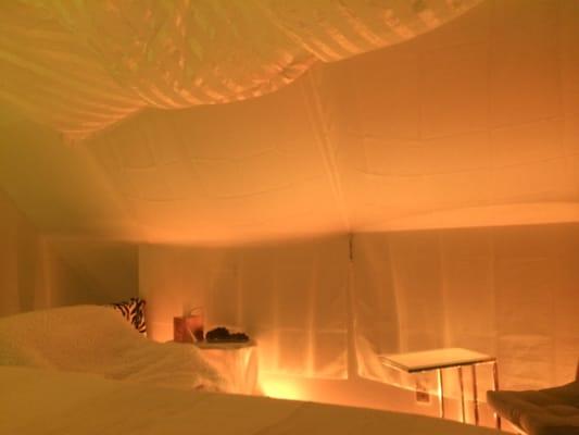 #rd floor loft Healing room ( golden healing color therapy )