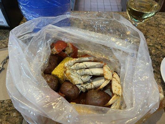 Dungeness Crab  and Lobster Tail