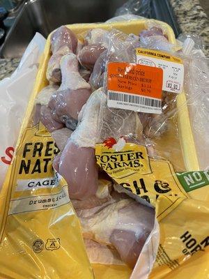 Spoiled chicken purchased from Stater Bros on Hidden Valley in Norco.