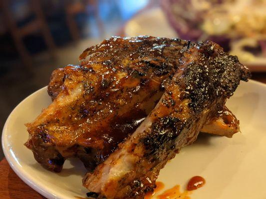 Happy hour ribs: 5 ribs for $9!