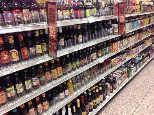 Great beer selection! Including singles.