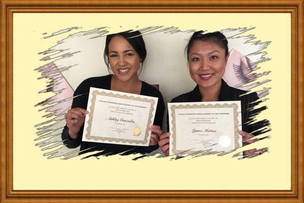 Eyelash Extension Graduates