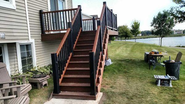 Custom Trex Deck refinish Pleasant Hill, IA