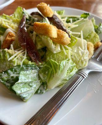 Caesar with anchovy . . YES!