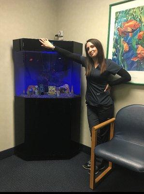 Our patients like friendly staff!  And our friendly fish:)