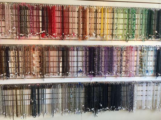 Wall of strands