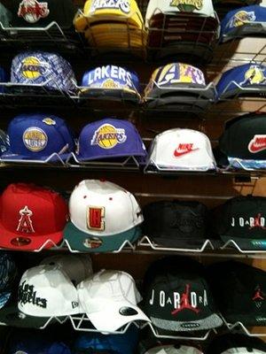 With a collection of Lakers-Clippers hats 1-21-20!!!