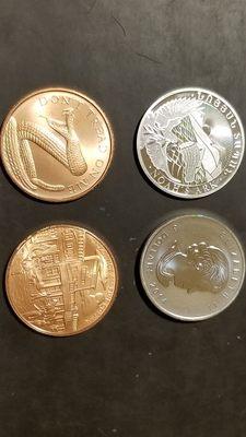 Beautiful coins from Canada, Armenia and US.