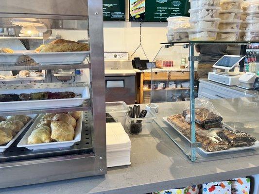 The order counter, where I ordered the Sabich.