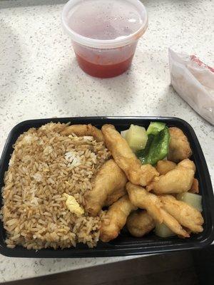 Sweet & Sour Chicken lunch portion