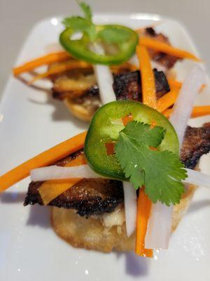 appetizer:  4/20/23 banh mi bruschetta !