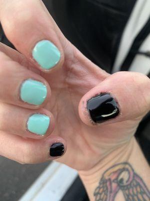 My 15 min gel mani