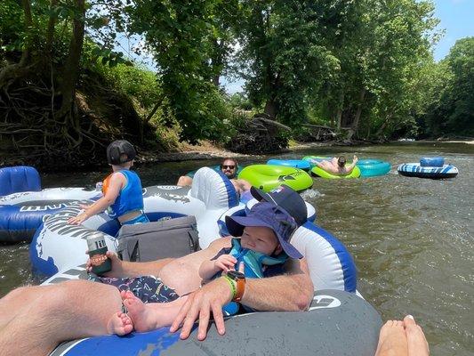 Tubing down the  Elkhorn