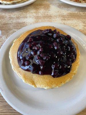 Blueberry pancakes