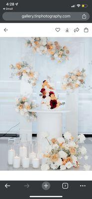 Wedding Decorations: The Perfect Day by JV  (626) 673 6467 Vietnamese (626) 379 7660 English