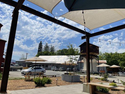 Beautiful patio area