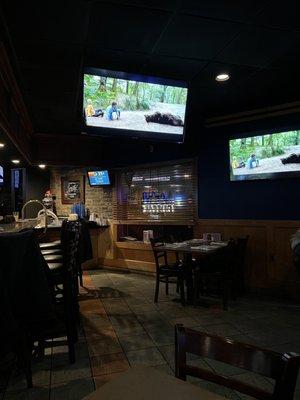 Bar with TVs