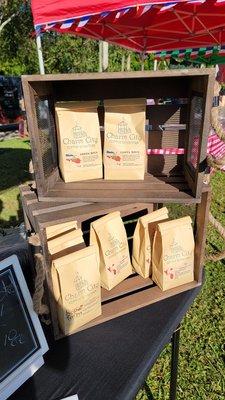 Saturday morning Farmer's Market at Lake Placid Journal Plaza.