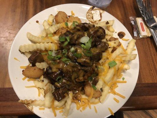 209 Main Poutine ... with & fried cheese  curds!