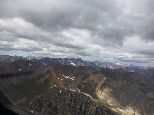 Headed back west towards Cathedral Peak and Castle Peak