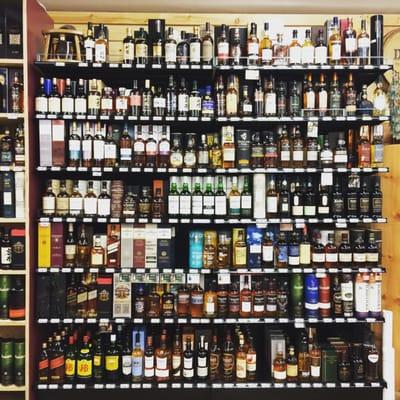 Vast selection of Scotch & Single Malts