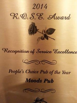 A glimpse of our R.O.S.E award.