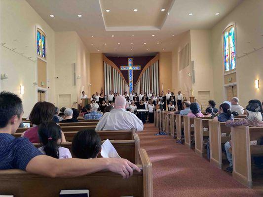 Annual Choral Concert featuring Chorale May, Ensemble Shiki, and San Francisco Forest Choir at Lakeside Presbyterian Church.