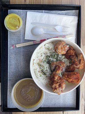 Popcorn Chicken Combo C (curry rice)