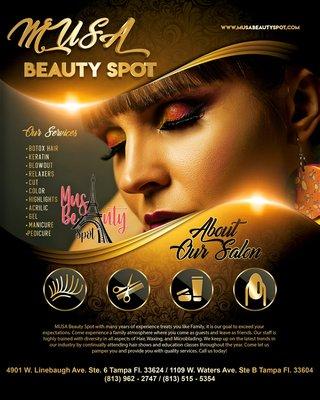 We are Musa Beauty Spot!