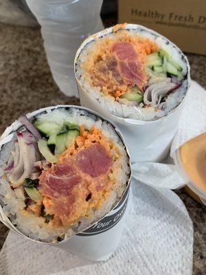 Ahí Tuna - sushi burrito.