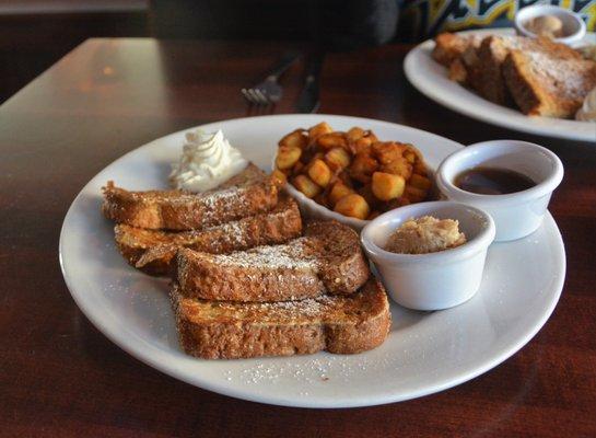 French Toast with Hash Browns