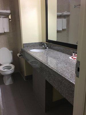 Clean bathroom