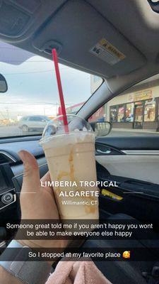 Dulce de leche frappe