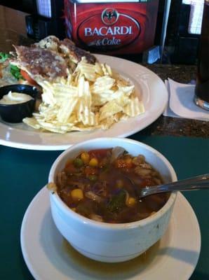 Maryland crab soup like mom used to make - with Limas!