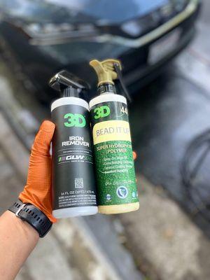 Professional grade products to ensure your safety and satisfaction #3dcarcare #ladetailers#carwashla#carcleaning