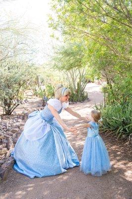 Our princesses love to dance and sing with the children of Maricopa County.