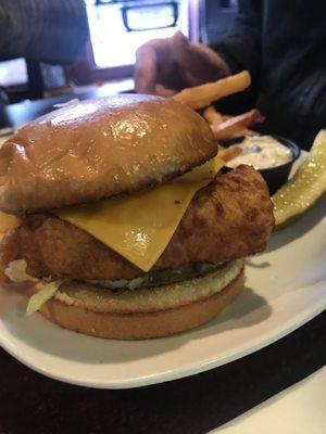 Cod sandwich