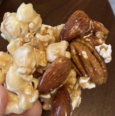 Nutty caramel corn