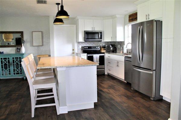 This is the kitchen floor.