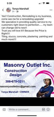 Masonry Outlet