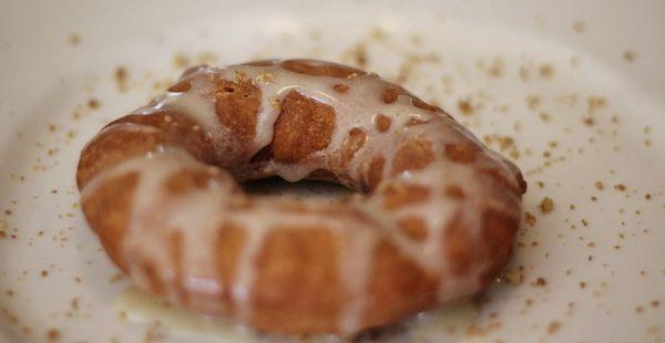 cider donut with glaze