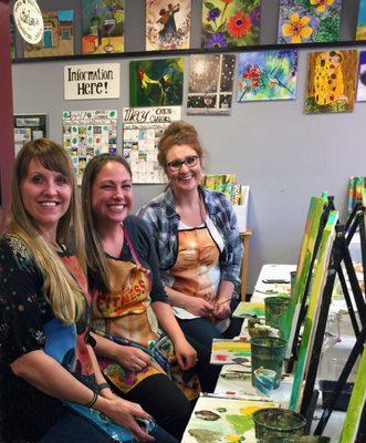 Our colorful studio is the best place to adventure in to art!