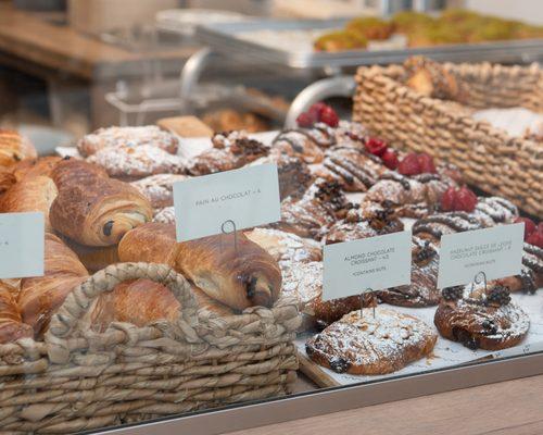 seasonal pastry display