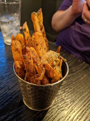 Parm and truffle fries, cooked perfectly!