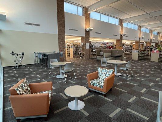 Seating area on 2nd floor