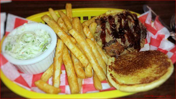 BBQ Pork Basket w/ Slaw @ $5.99